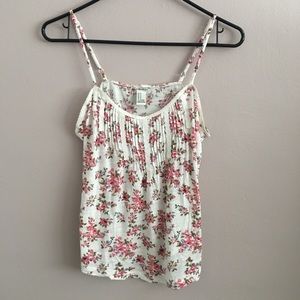 Embroidered Floral Camisole Top